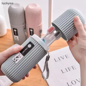Luckyew Di Động Kem Đánh Răng Bảo Vệ Hộp Đựng Du Lịch Cắm Trại Hộp Bảo Quản TQ