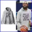 GN NBA Kevin Durant I NAVER LOSE Đồng phục huấn luyện bóng rổ Áo Hoodie Anime Áo Unisex Dài Tay Top NG