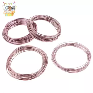 Dây cây cảnh Nhôm Anodized Dây huấn luyện cây cảnh Tổng cộng 16,5 Feet (Nâu) ELWW