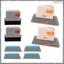 8 Chiếc Cửa Sổ Theo Dõi Bụi Windowsill Rãnh Deadend Tủ Crevice Bàn Chải Cho Cửa Sổ Trượt Theo Dõi Sill Spa Nhỏ