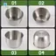 Nhà Bếp Thép Không Gỉ 304 Bát Trộn Thiết Kế Sâu Nấu Nướng Bánh Bánh Mì Salad Bếp Trộn Bát