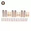 {TB & Bag} 9 Cái 0.8 / 1.0 / 1.2mm MIG Torch Gas Nozzle Tip Holder Bộ phận bảo vệ Đèn pin hàn 15AK Vòi phun bảo vệ lớp phủ mới.