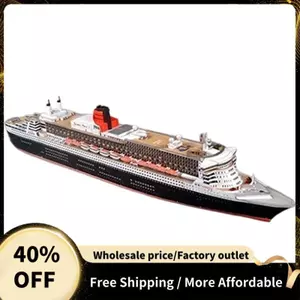 Bộ mô hình giấy lót RMS Queen 2 tỷ lệ 1: 400, Máy hấp chi tiết Tàu khai thác giấy chưa lắp ráp