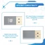 4K Displayport Dummy Plug DP Màn Hình Ảo Adapter EDID Không Đầu Ma Giả Lập Đồ Họa Card Video Cheater