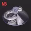 Móc cốc hút nhựa PVC 40mm 12 chiếc Màu xanh trong suốt