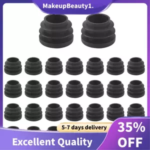Bàn Tròn Ghế Chân Ống Chèn Nắp Cuối 19mm Dia 30 chiếc Màu Đen
