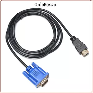 ORDOBOX HDMI sang VGA chuyển đổi 1-5m, đầu kết nối video 1080P cho PC/HDTV