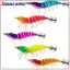 ORDOBOX Mực Jig, Mồi chìm chậm phát sáng ngang, Tôm 105mm 11g / 80mm 7g Webfoot Gỗ Tôm Bạch tuộc Mồi câu cá bạch tuộc