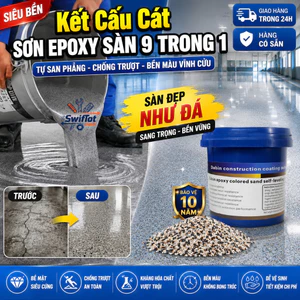 🔥Lớp phủ sàn epoxy dạng cát màu | Sơn nền tự san phẳng chịu mài mòn cho xi măng | Sơn giả đá cẩm thạch tự nhiên cao cấp