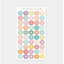 Set 50 miếng dán sticker trái tim màu pastel TE63 nhãn dán niêm phong, trang trí, hộp quà tặng