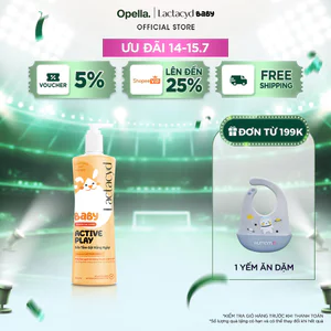 Sữa Tắm Gội Hằng Ngày Cho Bé Lactacyd Baby Active Play, Giúp Đề Kháng Da Và Bảo Vệ Bé Khỏi Vi Khuẩn 500ml