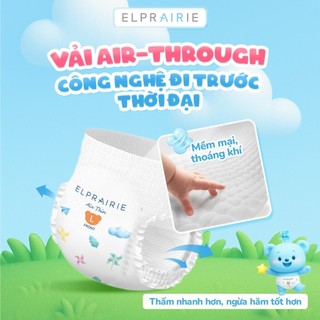 Combo 4 Tã/Bỉm Quần ELPRAIRIE Air Thin Size XXL 26 Miếng Nội Địa Hàn Khô Thoáng Tối Đa, Mềm Nhẹ, Siêu Thấm Hút Cho Bé