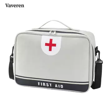 Túi sơ cứu rỗng Túi lưu trữ di động có ngăn bên trong Hộp đựng thuốc Hộp đựng vải Oxford cho gia đình Du lịch tại nhà Thích hợp để sử dụng khẩn cấp