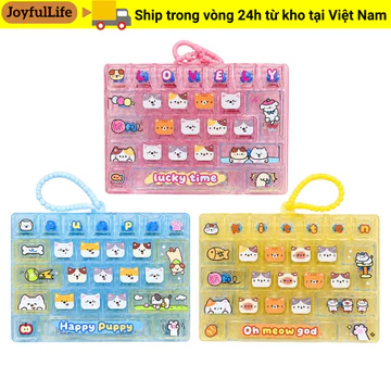 Đồ chơi bàn phím cơ JOYFULLIFE, 26 phím Móc khóa Đồ chơi thần tài giảm căng thẳng, Âm thanh phím có thể treo mới lạ Quà tặng Túi đồ chơi Mặt dây chuyền quyến rũ cho trẻ em
