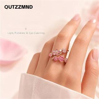 Women's Gold-Plated Wedding Ring, adjustable by QUTZZMND MALL