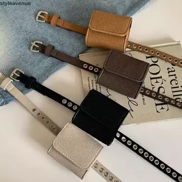 Women's Korean-Style Suede Belt Bag – Mini
