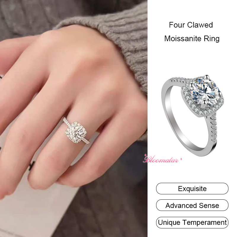 Women's Moissanite Ring by Bloomstar.vn