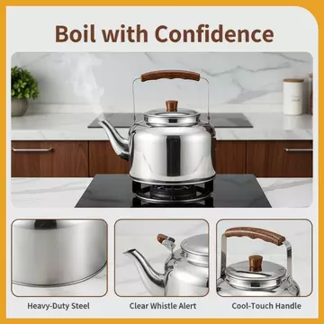 Ấm Siêu Tốc Không Từ Tính Bằng Thép Không Gỉ Ấm Siêu Tốc Nước Nóng Cảm Ứng Thiên Tính Ấm Siêu Tốc Ấm Trà Hộ Gia Đình Đổ Trên Ấm Siêu Tốc Retro Ấm Siêu Tốc Nhà Hàng Khách Sạn Ấm Siêu Tốc