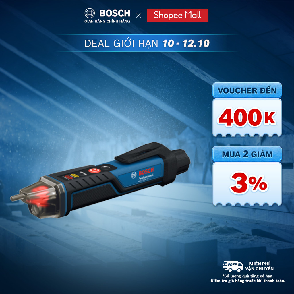 Bút thử điện không chạm Bosch GVD 1000-17