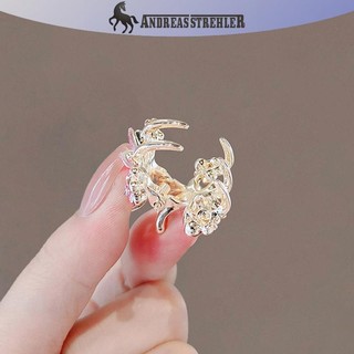 Onetimingfine Thời Trang Cua Kim Loại Kẹp Tóc Nhỏ Phụ Kiện Tóc Cho Nữ Cô Gái Hồng Kim Cương Giả Nơ Hoa Tóc Pin Bên Nổ Kẹp VN