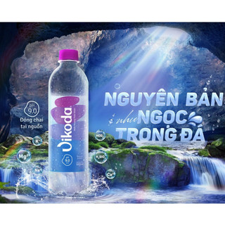 Thùng 24 Chai Nước Khoáng Kiềm Thiên Nhiên Vikoda 350ml - Giàu và bổ sung vi khoáng tự nhiên từ nguồn Đảnh Thạnh