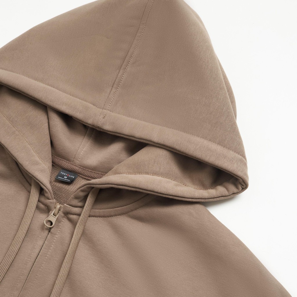 Áo Khoác Nỉ Hoodie Zip Form Unisex Vải Nỉ Chân Cua Dày Dặn Thoáng Mát 40004135 - TOKYOLIFE
