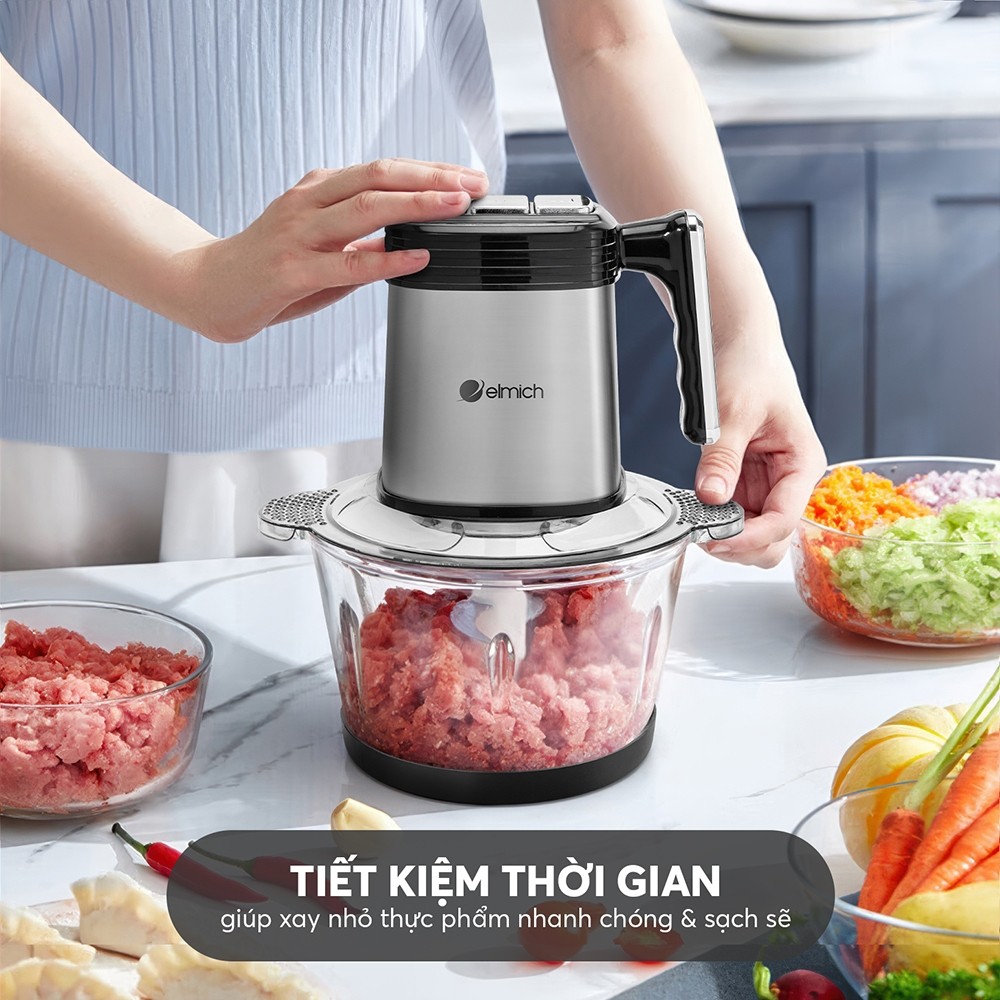 Máy Xay Thịt Elmich MCE-8585 (Máy Xay Thịt Đa Năng 2L, Công Suất 500W) | BigBuy360 - bigbuy360.vn