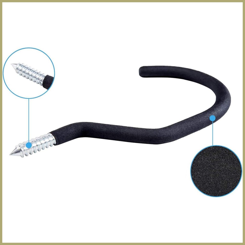 Móc Treo Xe Đạp Lưu Trữ Móc Giá Nặng Xe Đạp Móc Treo Vít Lưu Trữ Móc Lớn Tiện Ích Thép Treo Tường Trần bredvn