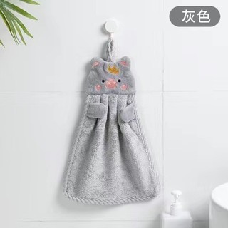 Khăn Tay Heo Hộ Gia Đình Dễ Thương Treo Tay Khăn Nhà Bếp Lười Rag Khăn Tay Màu Trơn Trẻ Em Khăn Tay NASV