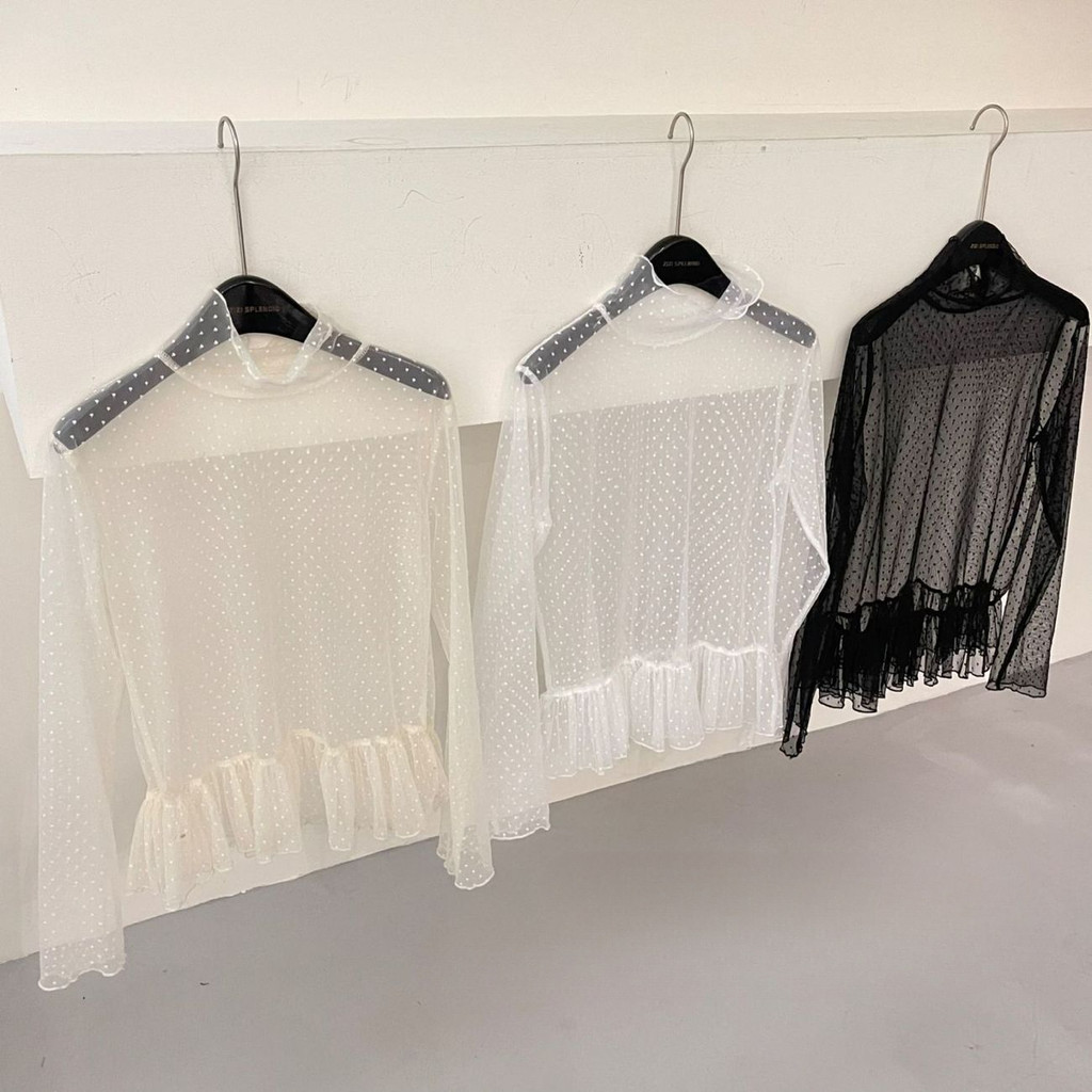 Milyfashion T-Shirt Mỏng Chấm Bi, Phù Hợp Cho Mọi Hoạt Động Hàng Ngày