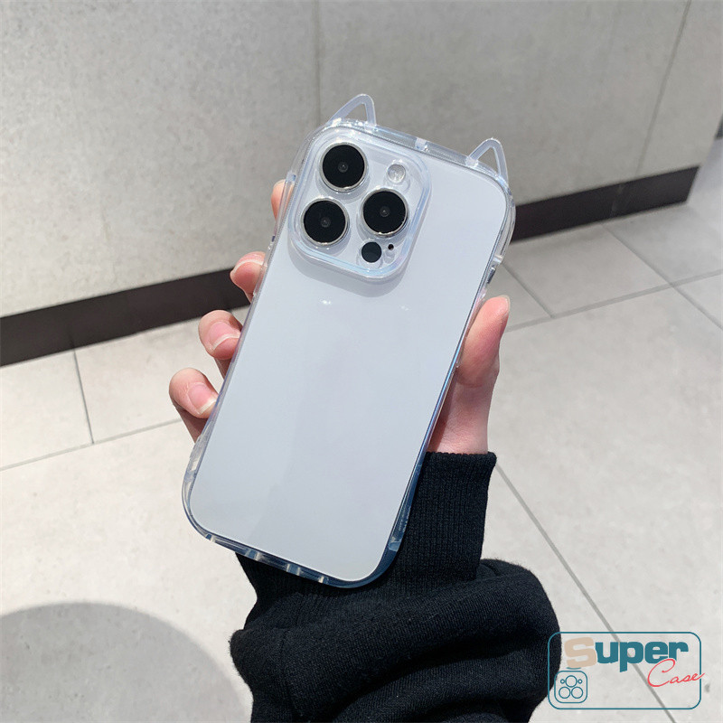 Ốp Lưng Tương Thích Cho IPhone 15 16 17 13 11 12 14 Pro Max X XR Air 7Plus XS Max 15 17 16 7 14 Plus Thời Trang Đơn Giản Sang Trọng Dễ Thương Ngọt Ngào Trong Suốt Bìa Mềm