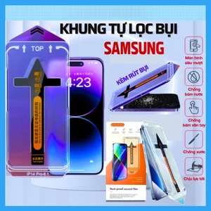 Kính Cường Lực SAMSUNG khung tự dính Cho A06 A13 A14 A52 A70 A71 A72 A73 A34 A54 A24 A53 A23 A22 A15 A21 A35
