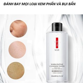 Nước tẩy trang 3 Trong 1 mặt mắt môi làm sạch dưỡng ẩm phù hợp cho mọi loại da VEZA 300ML
