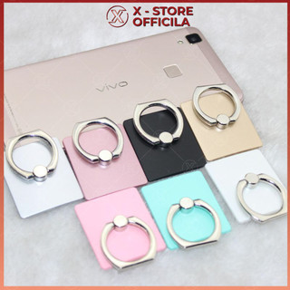 Nhẫn dán lưng điện thoại Iring, giá đỡ chống rơi xoay 360, móc đeo điện thoại nhiều màu Đen, Xám, Đỏ, Vàng, Hồng GDDTIR