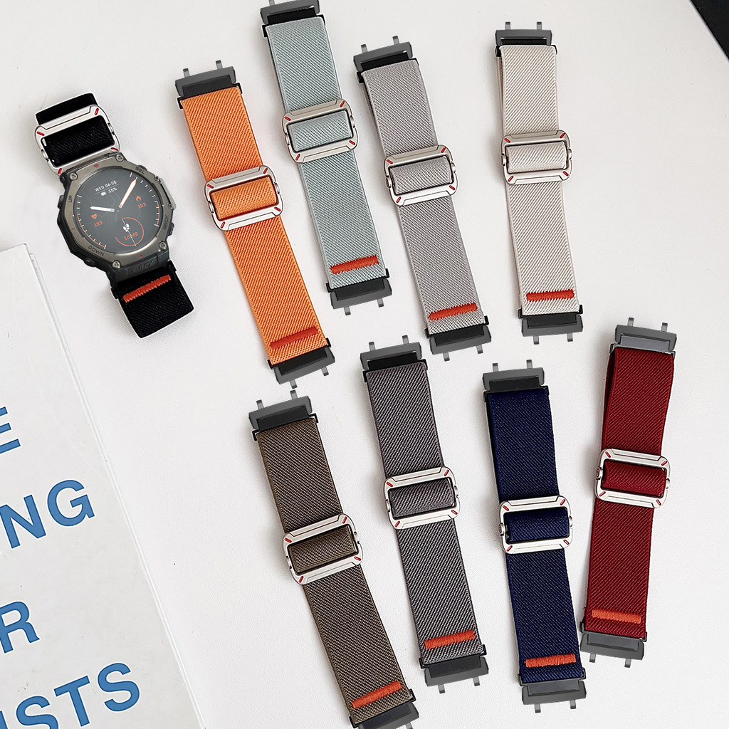 Dây đeo Nylon cho đồng hồ Amazfit T-REX 3/Ultra/T-Rex/T-REX/Pro phụ kiện thay thế