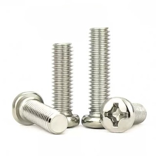 Vit /Ốc Vít pake đầu tròn mạ niken /Bulong Đầu Tròn M1 / M1.2 / M1.4 / M1.6 / M2 / M2.5 / M3 / M4 / M5 / M6 * L2-50mm [JYD-ZZ-Z]