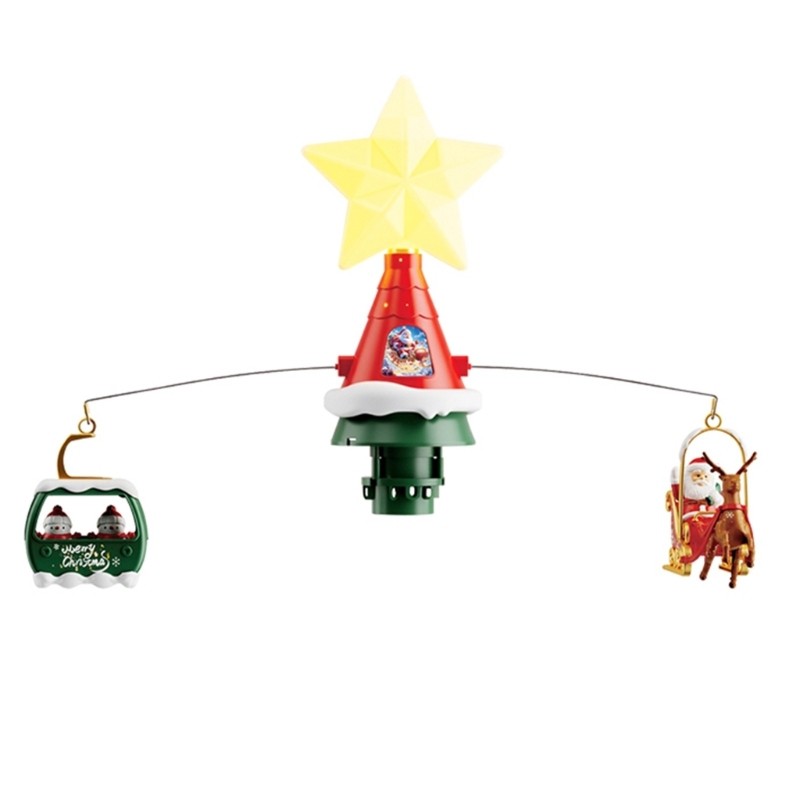 SHI Santa Driving Sleigh Dynamic Christmas Deck dành cho các cuộc họp gia đình