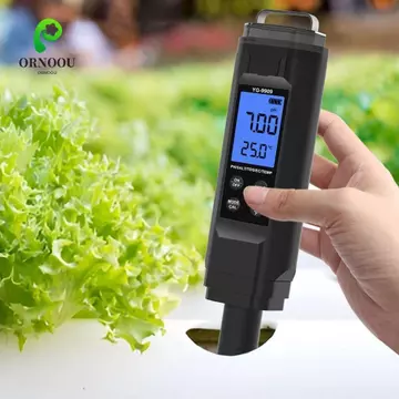 Máy đo chất lượng nước ORNOOU, Màn hình kỹ thuật số LCD Bút kiểm tra nước gia dụng chống nước, Máy kiểm tra PH đa chức năng Độ chính xác cao Máy đo PH kỹ thuật số 5 trong 1 Trung tâm kiểm soát bệnh tậ