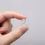 MJnmc Mini Từ Huy Hiệu Hiển Thị Chân Đế Acrylic Trong Suốt Cao Cho Thẻ Tên Triển Lãm Bàn Phụ Kiện Bền Mới