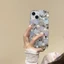 Thích hợp cho iPhone17promax Vỏ điện thoại kim cương giả Apple 15 Pearl Flower Luxury 14 Rose 13 Hard Case