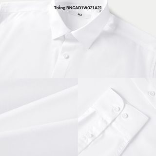 [HỎA TỐC 4H] Áo Sơ Mi Dài Tay Nam Trắng HLA – Áo Sơ Mi Chuẩn Công Sở, Mềm Mịn Thoáng Khí