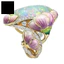 Một thế giới| Phụ Nữ Thanh Lịch Kim Cương Giả Opal Kẻ Sọc Hoa Sen Nhẫn Trang Sức Dự Tiệc