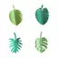 Nhãn dán tủ lạnh trang trí từ tính Văn học Handmade Dễ thương Nhãn dán từ tính sáng tạo 3d Nhãn dán tủ lạnh ba chiều Nhãn dán tủ lạnh 7.1