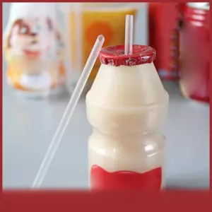 Cod 500Pcs DIY Nhựa rơm dùng một lần ngắn trong suốt nhọn đầu mỏng uống strawmodity phụ kiện nhà bếp