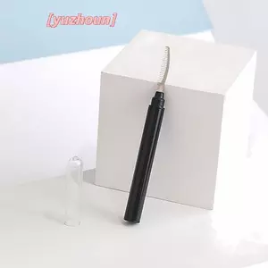 Kẹp Lông Mi Có Nắp Tách Lông Mi Nâng Mắt Bàn Chải Kim Loại Mini Lông Mày Làm Đẹp Dụng Cụ Trang Điểm