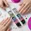 Bộ 12 Lưới Lấp Lánh Móng Tay Mini Nhiều Màu Sắc Hoa DIY Nail Art Sequins Cho Salon Và Thiết Kế Làm Móng Tay Tại Nhà