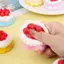 Mô Phỏng Dâu Bóp Đồ Chơi Đáng Yêu Thực Phẩm Thiết Kế Mô Phỏng Bánh Sinh Nhật Mềm Bóp Cho Du Lịch Thời Gian Giết Giảm Căng Thẳng