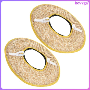 2 Chiếc Ống Hút Thoáng Khí Mũ Cứng Tấm Che Nắng Có Vành Rộng Cho Công Việc Xây Dựng Ngoài Trời Nhiều Màu Kevga