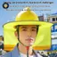 {TB & Bag} Mũ bảo hiểm an toàn che nắng mùa hè Ne Shield Mũ bảo hiểm sọc phản quang Mũ bảo hiểm cho công nhân xây dựng.