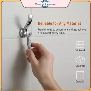 POWER 50-Pa Phích cắm mở rộng nhựa hạng nặng Phích cắm PE đa năng cho tường bê tông xây dựng DIY Sửa chữa nhà cửa.